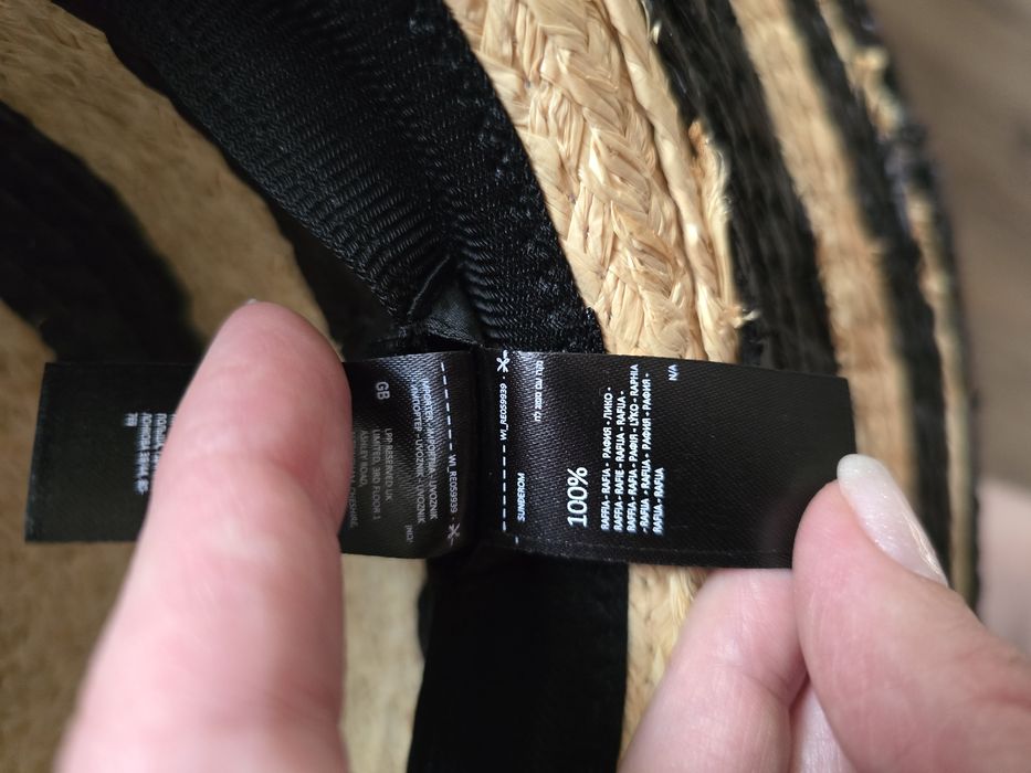 Капелюх літній солома папір