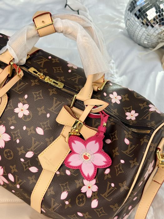 Сумка Louis Vuitton Keepall Bandoulière 45 Monogram Takashi Murakami