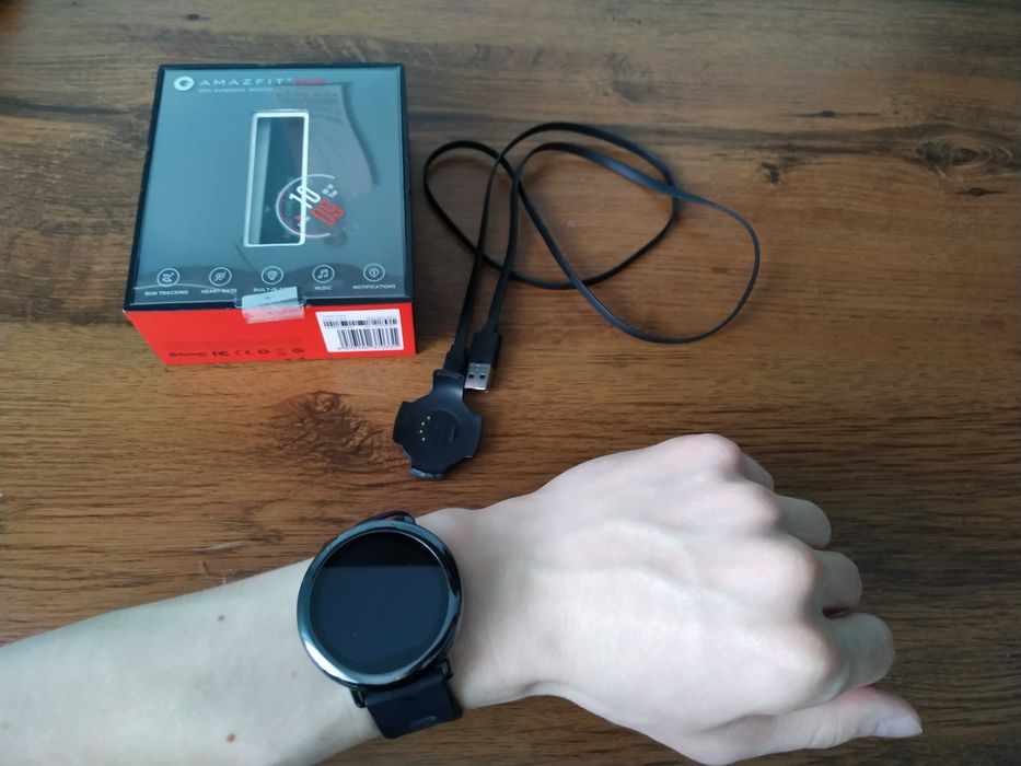 Smartwatch AMAZFIT PACE Czarny Pomarańczowy PROMOCJA