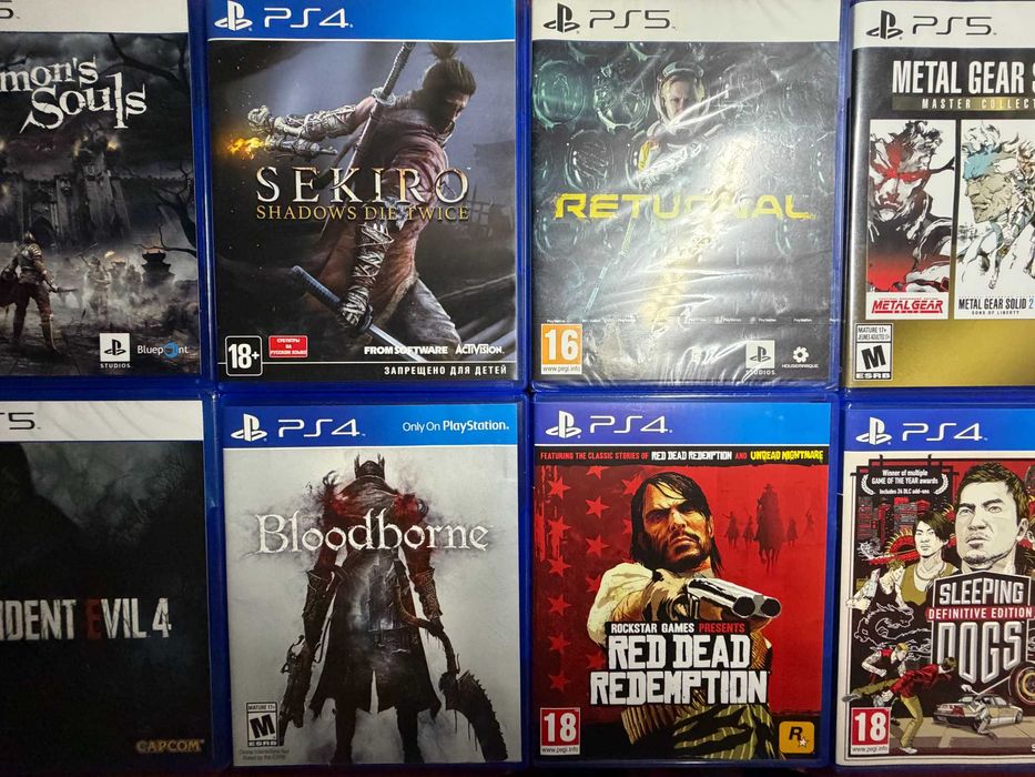 Ігри PS4 / PS5 Cyberpunk Red Dead Redemption Bloodborne Uncharted Dark