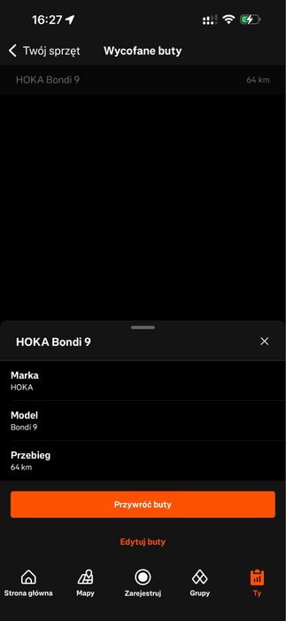 Hoka Bondi 9 rozmiar 45 i 1/3, mało używane