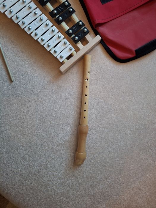 Dzwonki chromatyczne 27‑tonowe z pokrowcem + flet