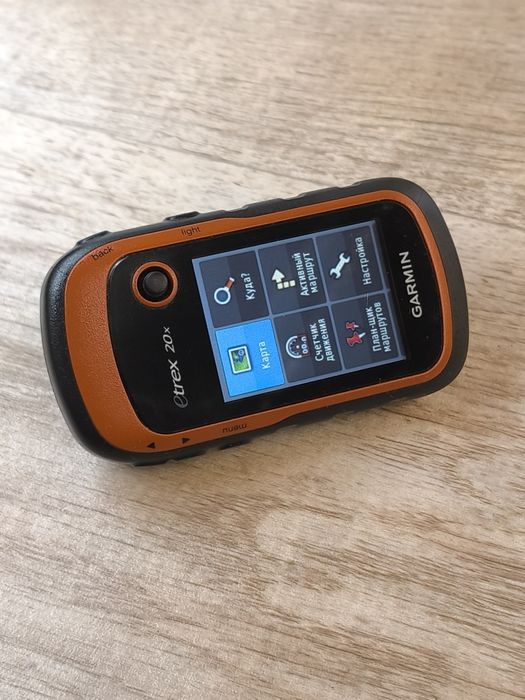 #garmin #  eTrex 20x #навігатор #gps #туризм #риболовля #карти глибин