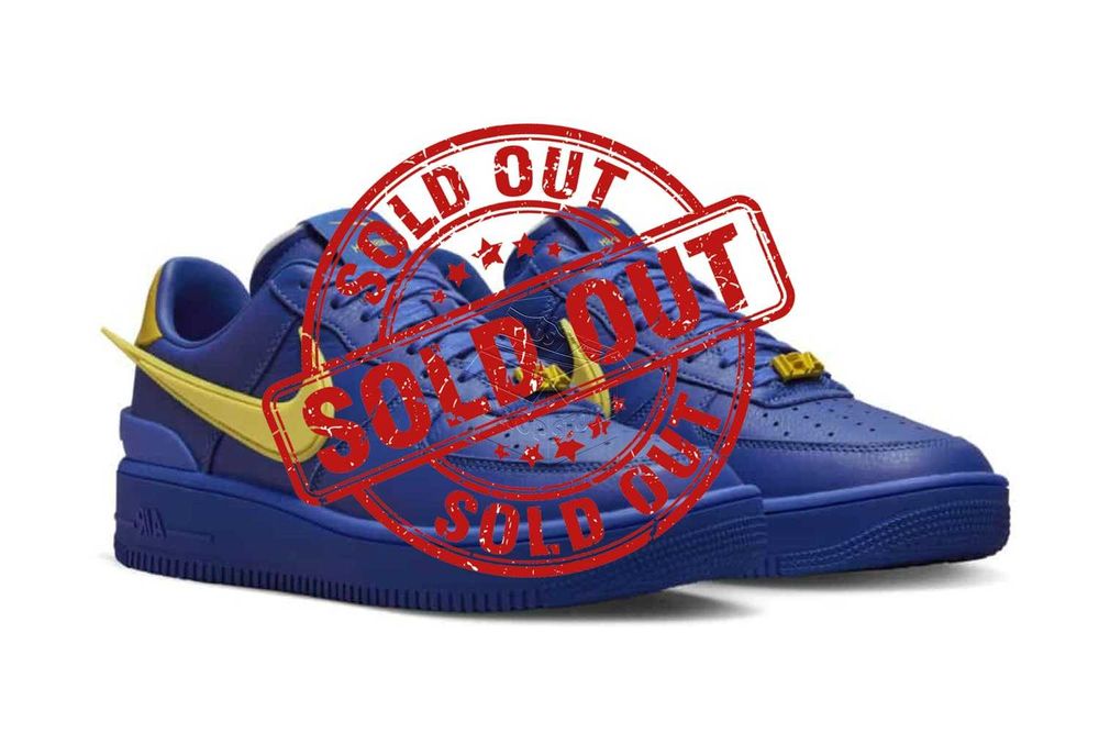 Nike AIR FORCE 1 Ambush Game Royal & Vivid Sulfur | DV3464–400
