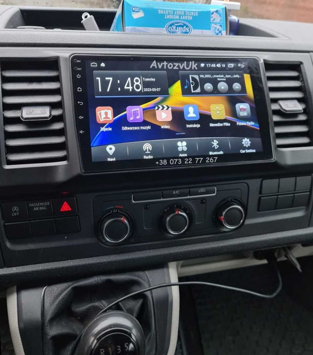 Магнитола CRAFTER Volkswagen TRANSPORTER T6 Atlas TERAMONT Android 16