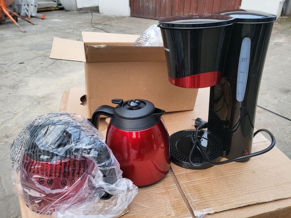 Ekspres przelewowy Kalorik TKG KA 520 BKRD 1 l czerwony