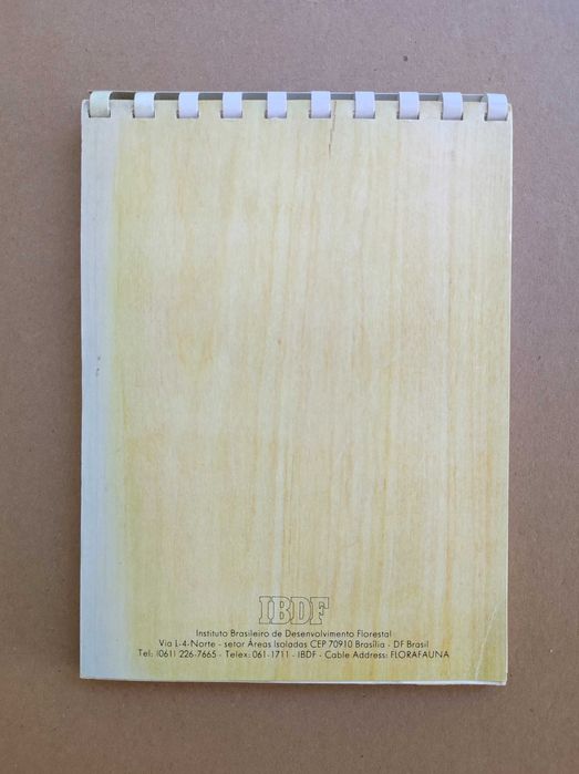 Livro Madeiras de Tucuruí características utilização IBDF 1980 Brasil