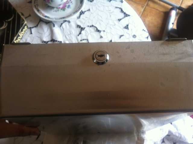 Porta papeis inox - Novo