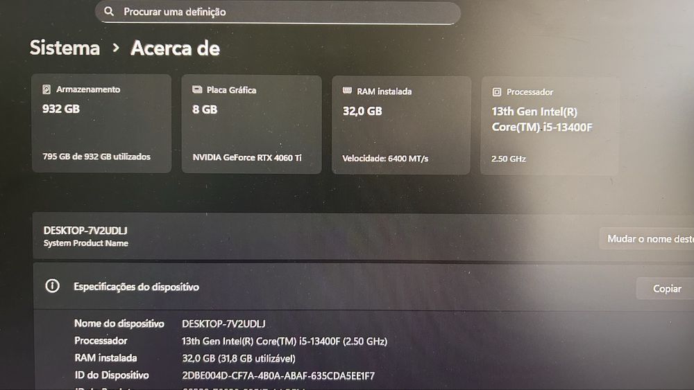 Pc gaming rtx 4060ti