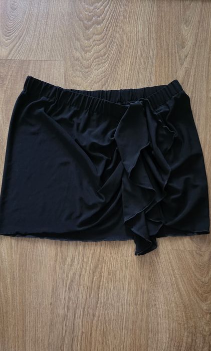 Спідниця міні юбка легка чорна для танців XS XXS S