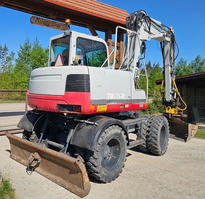 Koparka kołowa Takeuchi TB175W rototilt klima szczypce centr smar Yanmar 05r ORYGINAL