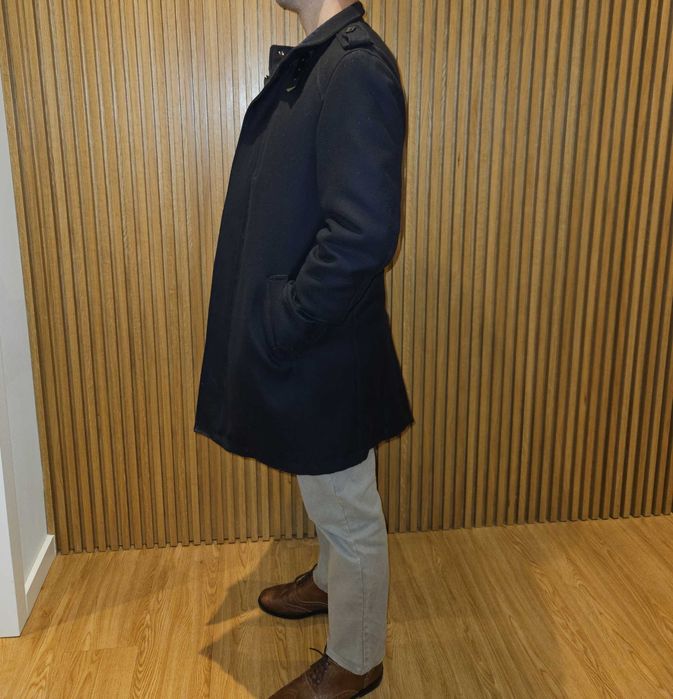 Sobretudo Jacket & Coat Jerem Black Collection Modern Fit Homem (NOVO)