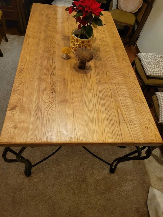 Mesa rústica em pinho 170x90