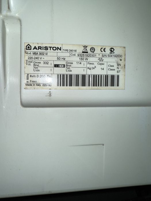 Acessórios para Frigorífico de Combinado Ariston