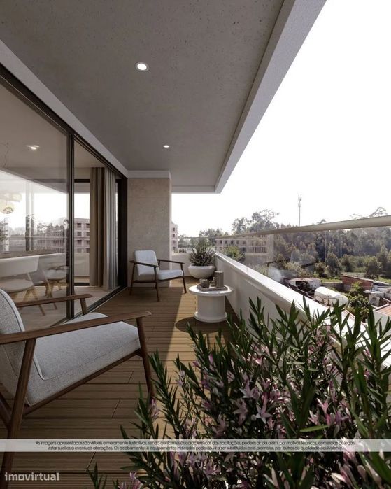 Apartamento T1 Novo com Terraço - Terraços de S. Gens