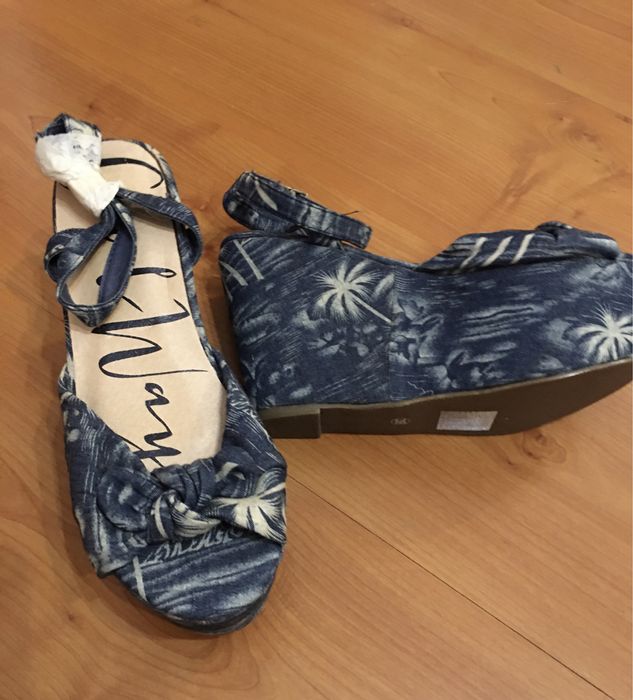 Sandalias de Verao Azuis Tropical da Cool Way