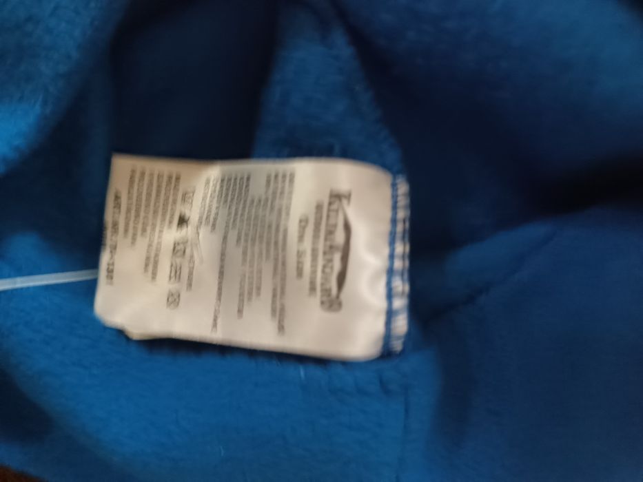 Czapka polarowa KILIMANJARO – Niebieska, One Size (Ciepła!)