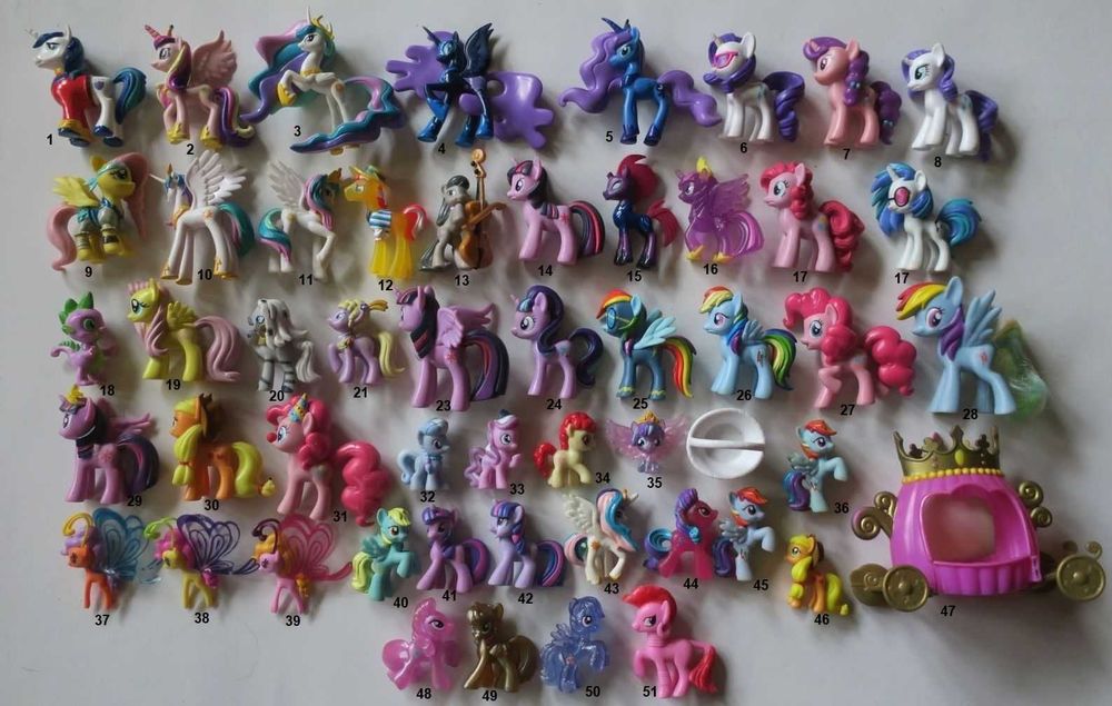 Kucyk My Little Pony Fluttershy Luna Twilight Sparkle Celestia