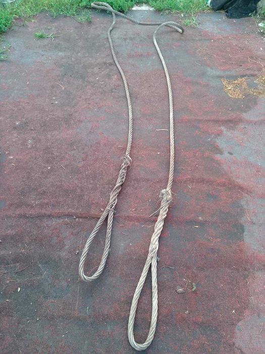 Трос стальной буксировочный 25,5 мм. 8 метров.