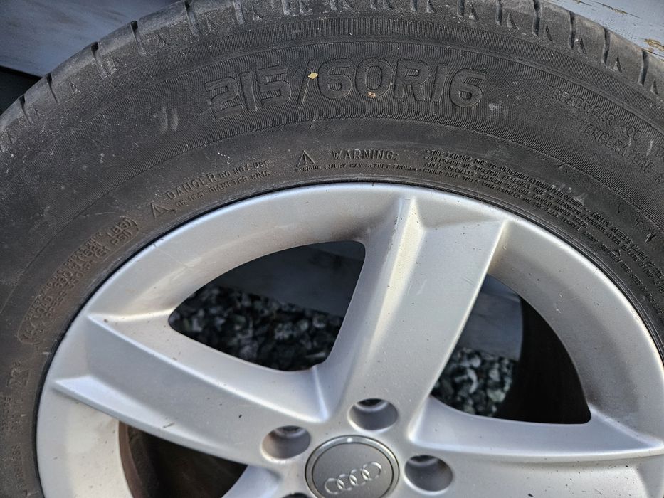 Felgi koła oryginalne audi 16" 215/60/16 Michelin energy