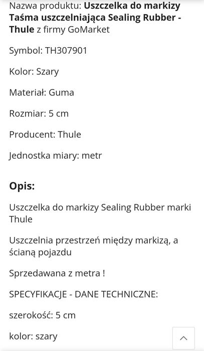 THULE centralka sterującą +pilot silnika markizy 8000&9200