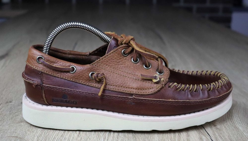 Sebago Docksides skórzane męskie mokasyny Vibram 41 ( 26 cm)