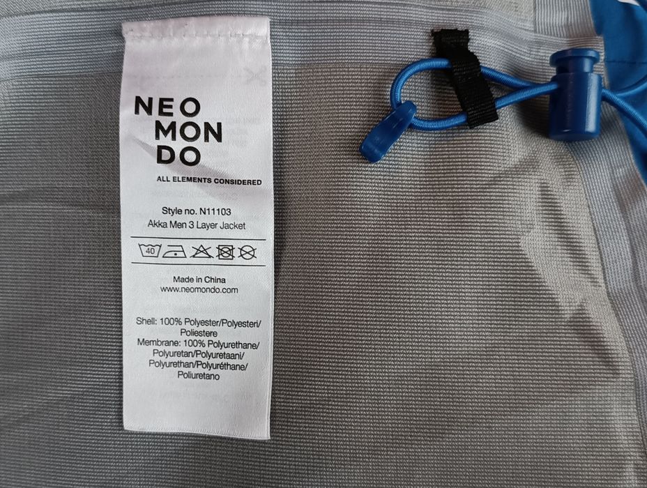 Kurtka Neomondo Lekka Membranowa Trekking Outdoor