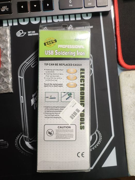 USB паяльник ZD-20U (5V 8W)
