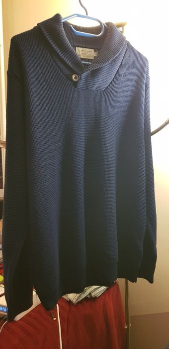 Sweter męski kolor granat