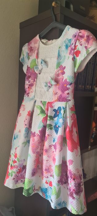 Vestido às Flores criança 10 anos