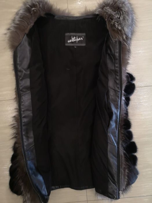 Жилекта меховая размер L