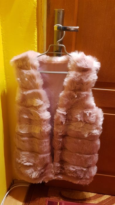 Różowe futerko L/XL