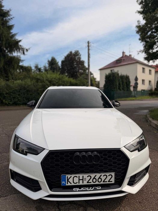 Audi A4 B9 Sedan 2.0 TFSI Quattro premium + pełen S-line piano black