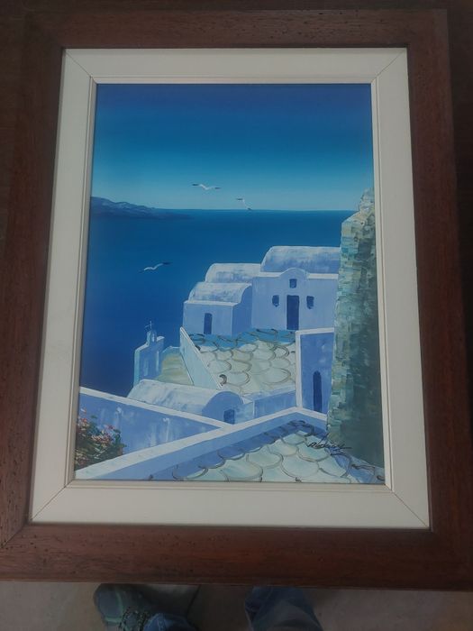 Quadros pintados à mão