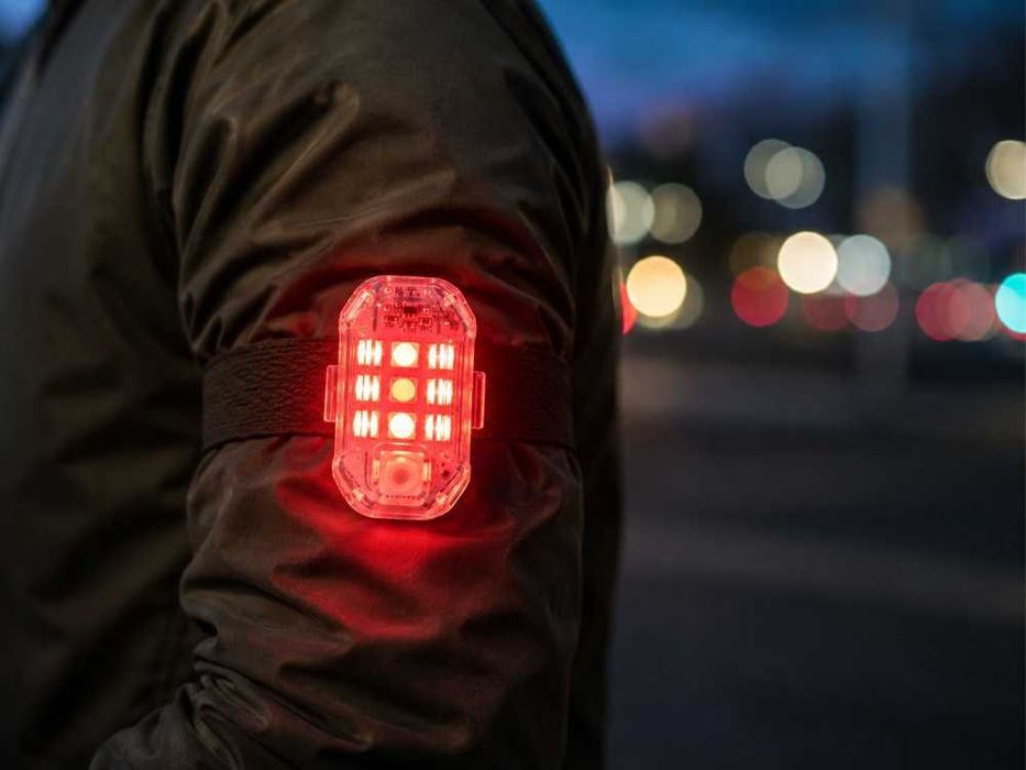 Lampy stroboskopowe LED 7 kolorów pilot ostrzegawcze 2 szt