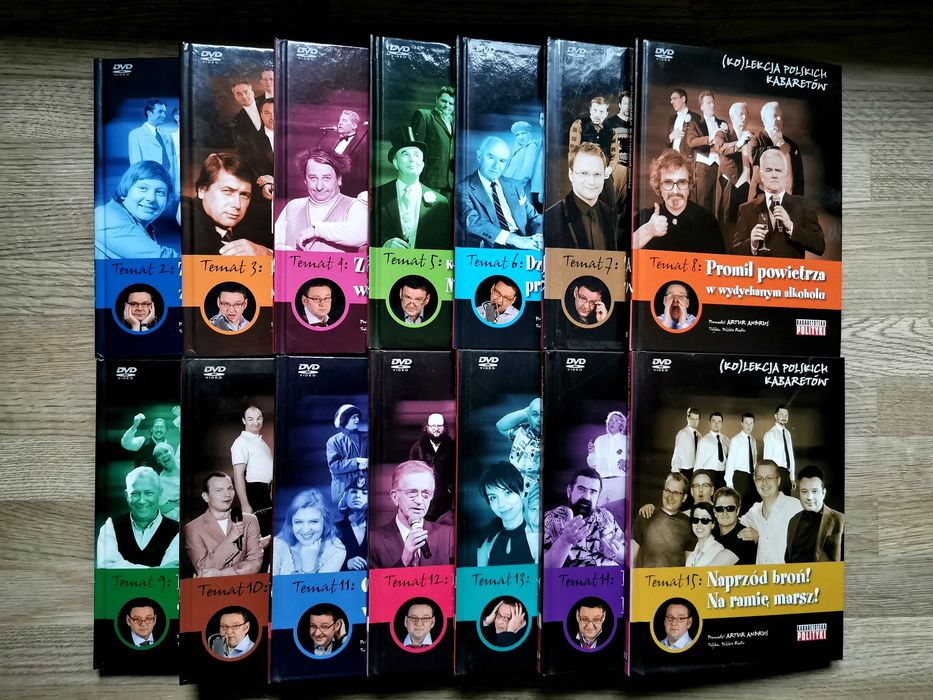 Kolekcja Polskich Kabaretów 14 DVD