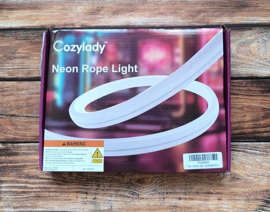 Neonowa taśma LED RGB, z pilotem zdalnego sterowania 12 metrów