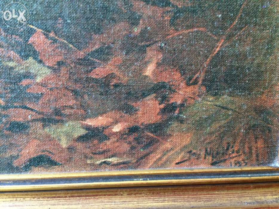 Quadro com gravura do José Malhoa
