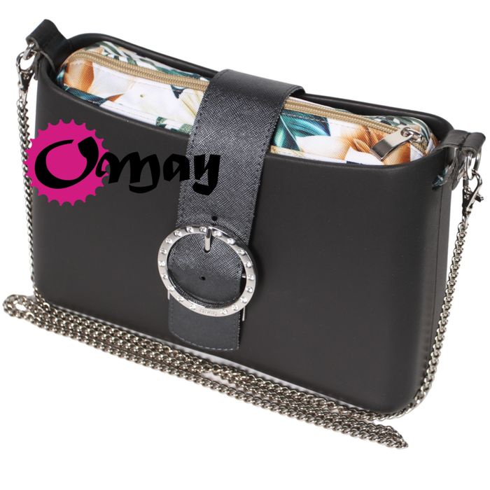 organizer do OBAG GLAM kwiaty storczyki biszkoptowe piasek wkład OMAY