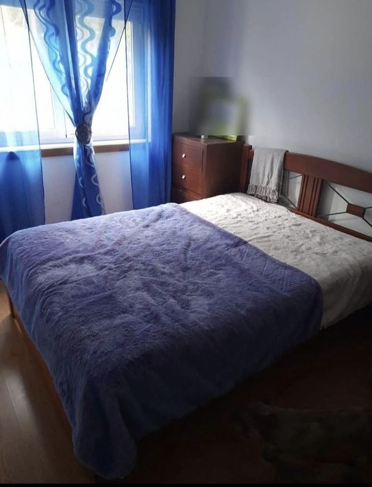 Quarto casal com estrado e colchão