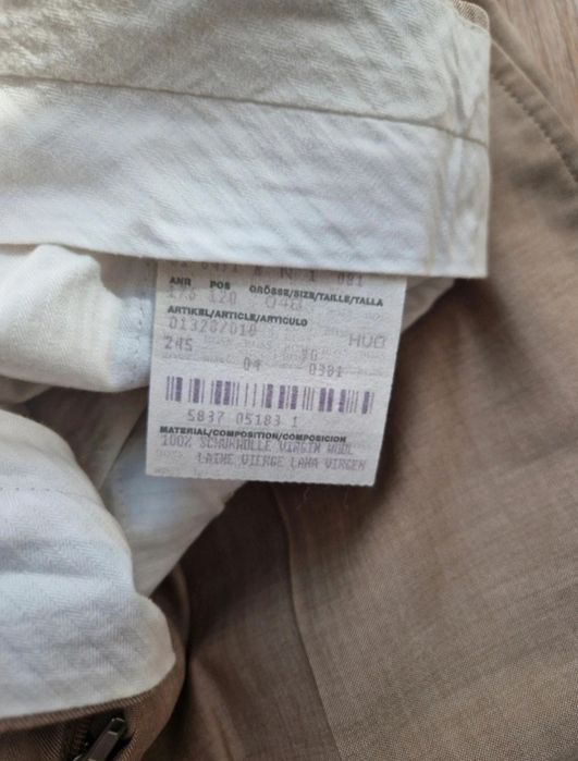 Fato BOSS Homem – 100% Lã Virgem