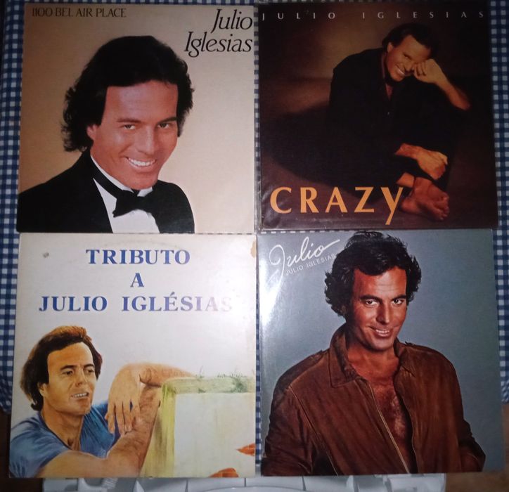 Lote discos de vinil Júlio Iglesias