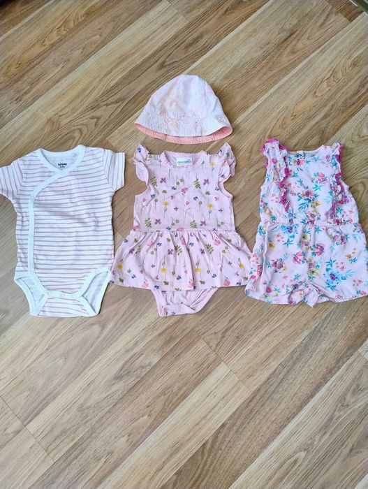 Letnie body dla dziewczynki 80