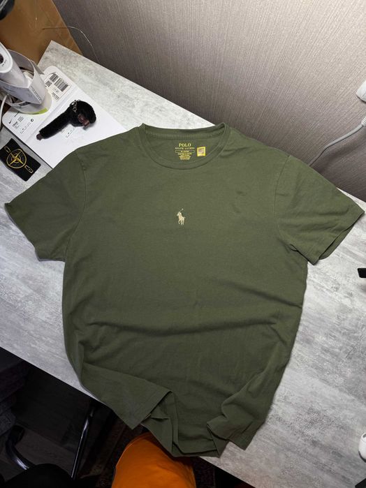 Чоловіча футболка polo ralph lauren center logo slim fit M