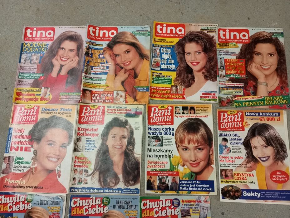 Gazety czasopisma lata 90
