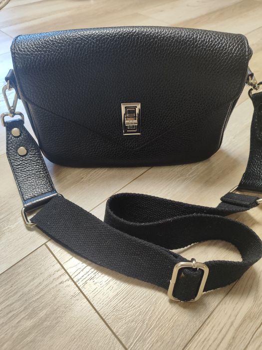 Шкіряна сумка крос-боді (натуральна шкіра флотар) в ідеалі!