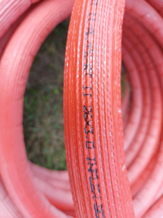 Rury DEX20/ w otulinie czerwonej