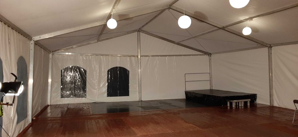 namioty do wynajęcia, podłoga,podesty, parasole grzybki gazowe