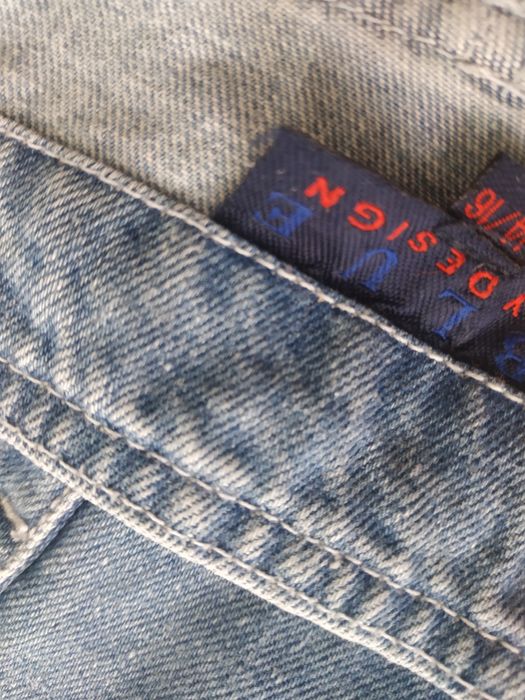 Spódnica z jeansu na  szelkach 44