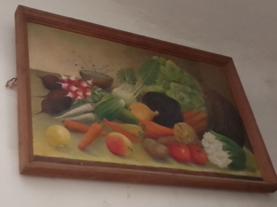 Obraz - jarzyny, malował Bolesław Wagner